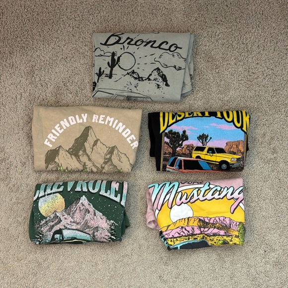 Ford Tops - Women’s Ford Graphic Tee Bundle
